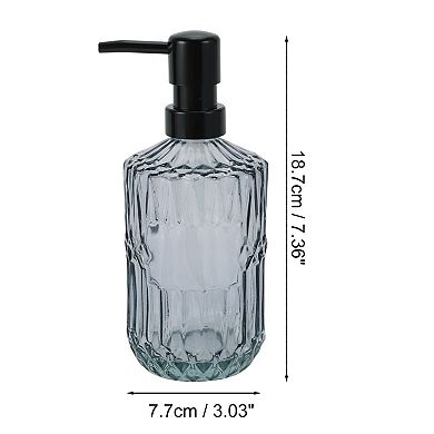 Simple Cylindrical Soap Pump Dispenser for Bathroom 450ml 1 Pc