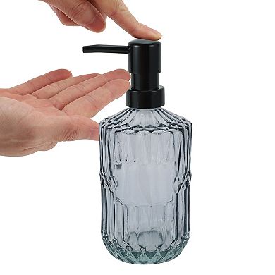 Simple Cylindrical Soap Pump Dispenser for Bathroom 450ml 1 Pc