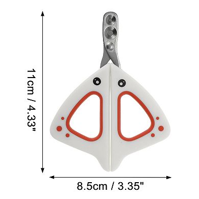 Durable Double Hole Pet Nail Clippers for Dog for Cat 4.33"x3.35" 1 Pc