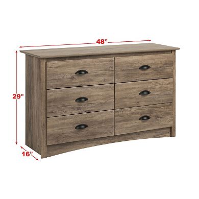 Prepac 6-Drawer Dresser