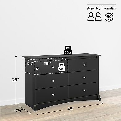 Prepac 6-Drawer Dresser