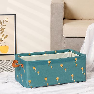 Fabric Storage Bin with Handles for Shelves Closet, 1 Pack Storage Basket for Organizing Clothes