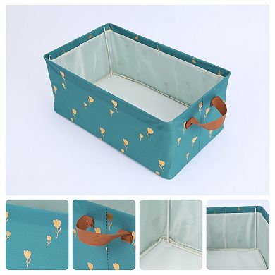 Fabric Storage Bin with Handles for Shelves Closet, 1 Pack Storage Basket for Organizing Clothes