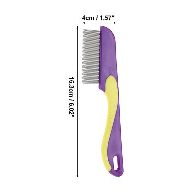 Durable Short Needle Pet Grooming Brush for Pet 6.02"x1.57"