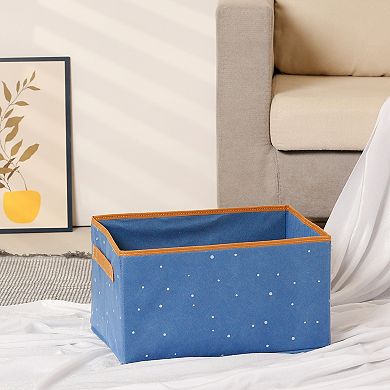 1 Pcs Collapsible Storage Cube, Fabric Storage Bin with Handles for Shelves Closet