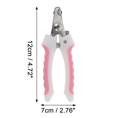 Durable Pet Nail Clippers with File for Dog for Cat 4.72"x2.76" 1 Set