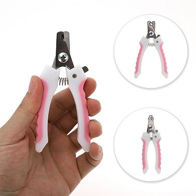 Durable Pet Nail Clippers with File for Dog for Cat 4.72"x2.76" 1 Set