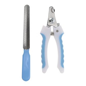 Durable Pet Nail Clippers with File for Dog for Cat 4.72"x2.76" 1 Set
