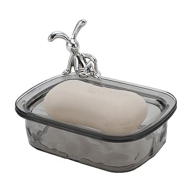 Waterproof Rabbit Pattern Soap Holder for Bathroom 5.51"x4.13"x1.65" 1 Pc
