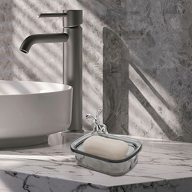 Waterproof Rabbit Pattern Soap Holder for Bathroom 5.51"x4.13"x1.65" 1 Pc