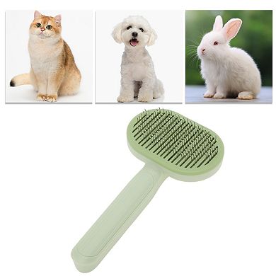 Durable Oval Pet Grooming Brush for Dog for Cat 7.28"x3.9"x1.81" 1 Pc