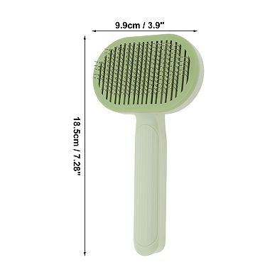 Durable Oval Pet Grooming Brush for Dog for Cat 7.28"x3.9"x1.81" 1 Pc