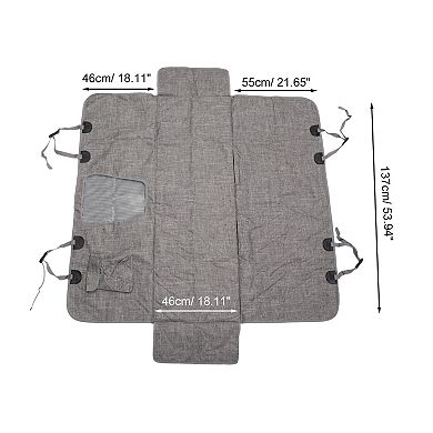 Waterproof Durable Car Seat Cover for Pet Grey 1 Pc