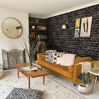 Tempaper Brick Textured Peel and Stick Wallpaper
