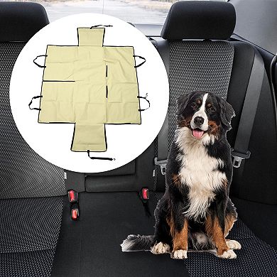 Durable Double Layer Car Seat Cover for Dog Cat 1 Pc