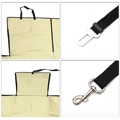 Durable Double Layer Car Seat Cover for Dog Cat 1 Pc