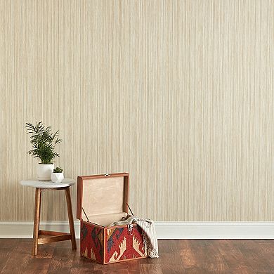 Tempaper Faux Grasscloth Textured Peel and Stick Wallpaper