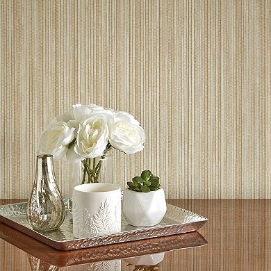 Tempaper Faux Grasscloth Textured Peel and Stick Wallpaper