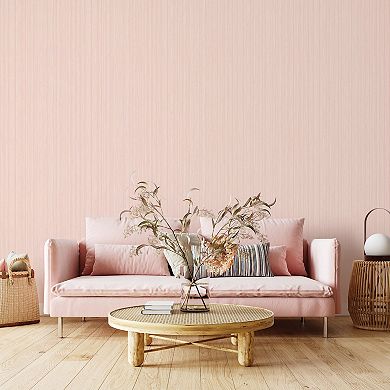 Tempaper Faux Grasscloth Textured Peel and Stick Wallpaper