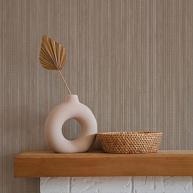 Tempaper Faux Grasscloth Textured Peel and Stick Wallpaper