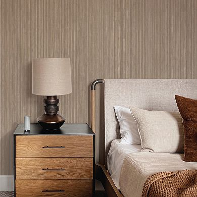 Tempaper Faux Grasscloth Textured Peel and Stick Wallpaper
