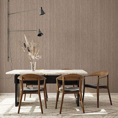 Tempaper Faux Grasscloth Textured Peel and Stick Wallpaper