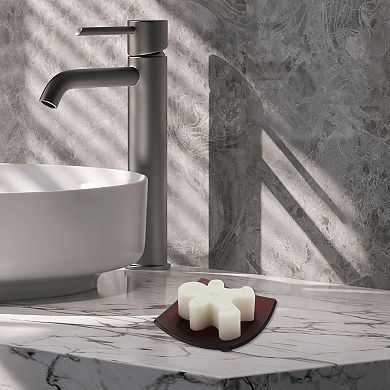 Waterproof Curved Soap Holder for Bathroom 3.74"x3.74"x0.71" 1 Pc