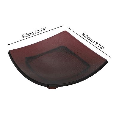 Waterproof Curved Soap Holder for Bathroom 3.74"x3.74"x0.71" 1 Pc