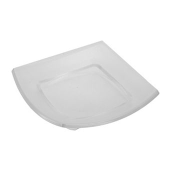 Waterproof Curved Soap Holder for Bathroom 3.74"x3.74"x0.71" 1 pc