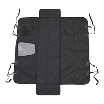 Waterproof Car Seat Cover for Dog for Cat Black 1 pc