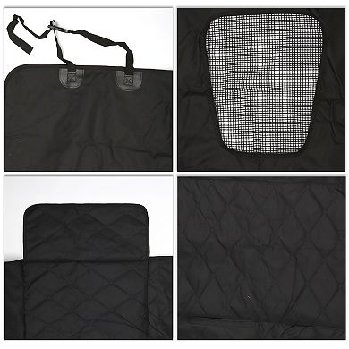 Waterproof Car Seat Cover for Dog for Cat Black 1 Pc