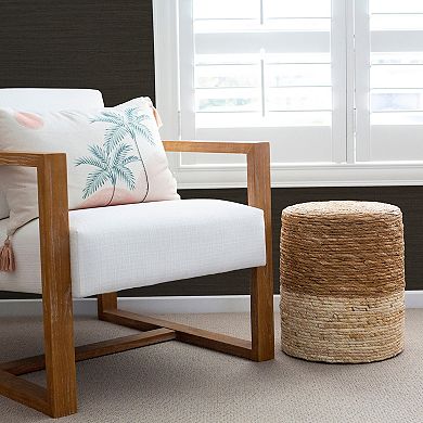 Tempaper Faux Horizontal Grasscloth Textured Peel and Stick Wallpaper