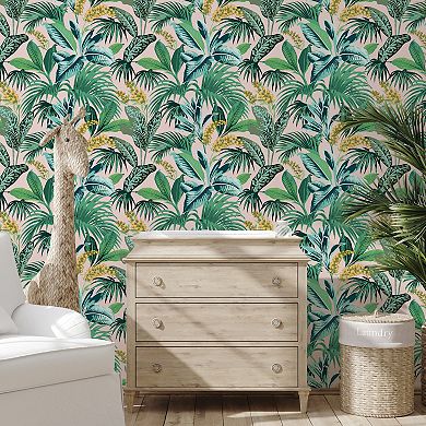 Tempaper Havana Palm Peel and Stick Wallpaper