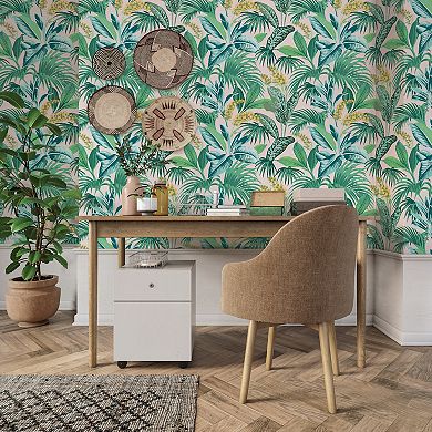 Tempaper Havana Palm Peel and Stick Wallpaper