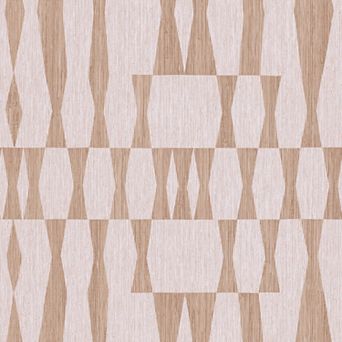 Tempaper Faux Grasscloth Geo Textured Peel and Stick Wallpaper