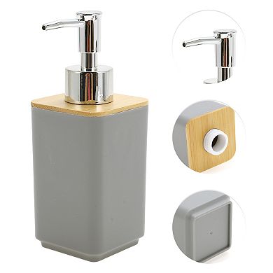 Square Soap Pump Dispenser Set for Bathroom for Laundry Rooms 1 Set