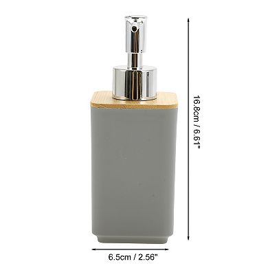 Square Soap Pump Dispenser Set for Bathroom for Laundry Rooms 1 Set