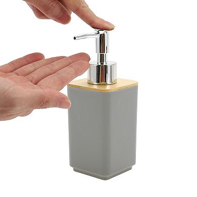 Square Soap Pump Dispenser Set for Bathroom for Laundry Rooms 1 Set