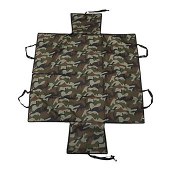 Waterproof Car Seat Cover for Dog Cat Green 1 pc