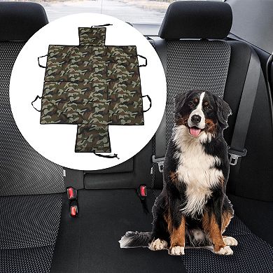 Waterproof Car Seat Cover for Dog Cat Green 1 Pc