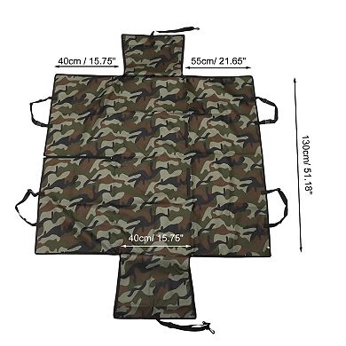 Waterproof Car Seat Cover for Dog Cat Green 1 Pc