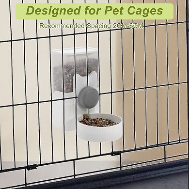 Rabbit Water Bottle, 35oz Large Capacity, Hanging Automatic Food Dispenser, for Small Animals