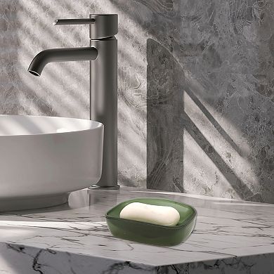 Waterproof Soap Holder for Bathroom 5.51"x4.13"x1.65" 1 Pc