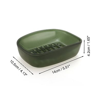 Waterproof Soap Holder for Bathroom 5.51"x4.13"x1.65" 1 Pc