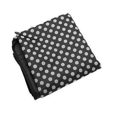 Double Waterproof Car Seat Cover for Pet Dots Pattern Black 1 Pc