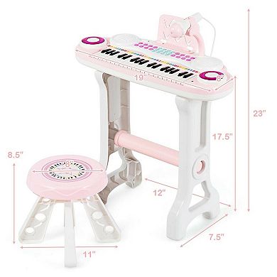 37-key Kids Electronic Piano Keyboard Playset