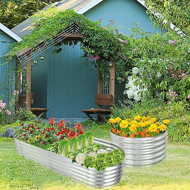 Raised Garden Bed With Open Base
