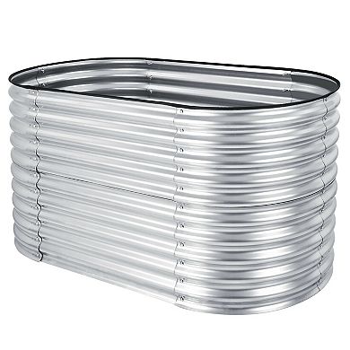Raised Garden Bed With Open Base