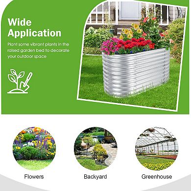 Raised Garden Bed With Open Base
