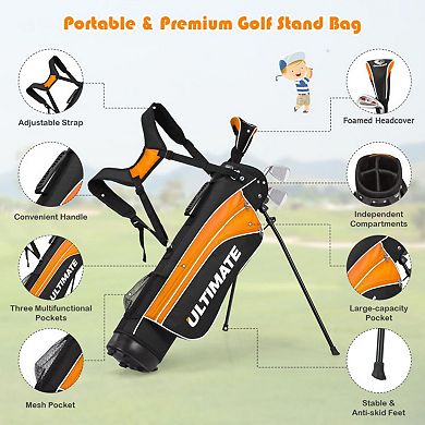 Junior Complete Golf Club Set For Age 8 to 10